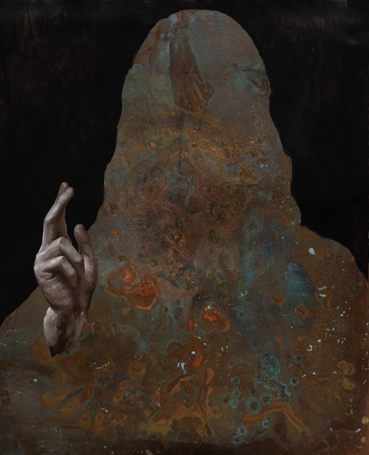 Salvator Mundi — 74 x 60 cm, 2020